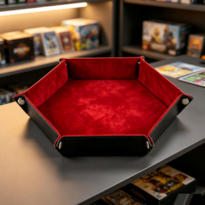 กล่องเก็บลูกเต๋าแบบพกพาหกเหลี่ยมหนัง PU ยอดนิยมสำหรับเกมกระดาน TCG - Product Image 4