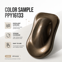Peinture en poudre époxy pure à pulvérisation électrostatique or brillant PPY16133, très vendue, pour la peinture de meubles et de voitures