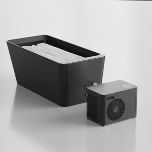Bañera de inmersión fría acrílica personalizable de fábrica para terapia de recuperación deportiva Control de aplicación WiFi Múltiples opciones de enfriador Spa - Product Image 4