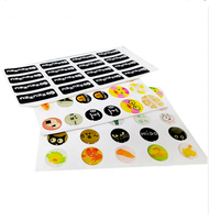 Individuelle herstellung klarer flüssiger epoxydaufkleber 3d-etiketten Gel-Déco Epoxy-Punkte-Aufkleber Kristallharz reflektierendes 3D-Wasserdichtes Etikett