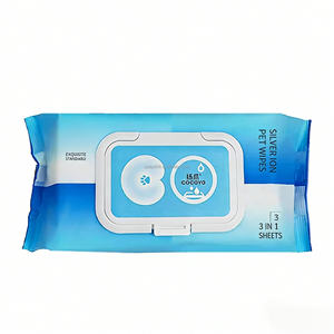 Toallitas Húmedas para Mascotas, Fórmula Suave Sin Alcohol y Hipoalergénicas, Toallitas Gruesas y Suaves de Tela No Tejida para Perros y Gatos - Product Image 1