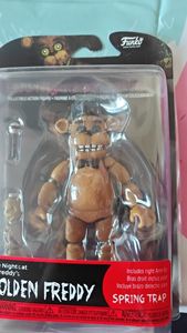โมเดลของเล่น <span class=keywords><strong>FNAF</strong></span> อนิเมะ Five Nights at <span class=keywords><strong>Freddy</strong></span>'s ฟรีดดี้สีทองแบบขยับได้ ผลิตในญี่ปุ่น วัสดุ PVC ฟิกเกอร์แอคชั่น - Product Image 2