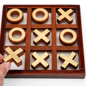 Wholesale Custom Acrylic Tic Tac Toe XO Chess Board Game Family Games Play Morden American Style Durable Home Decor - Product Image 1