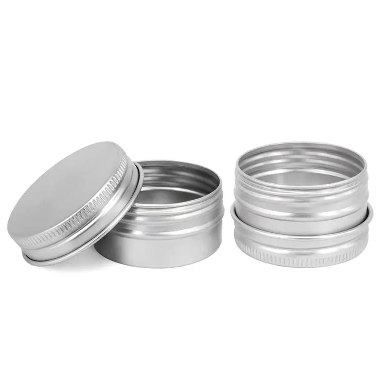 Petites boîtes en étain en aluminium uni de 30ml, belles boîtes en aluminium, boîte en étain personnalisée