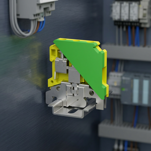 Elmex ET6 Ground Type <b>Terminal</b> Blocks 1-5 AWG Conductor 1-10 Contacts - Product Image 2