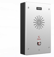 Interphone SIP Fanvil I16S IP65 IK10 anti-vandalisme, station d'appel d'urgence, haut-parleur AEC 3W, 2 entrées/sorties, carte TF, anti-effraction, PoE
