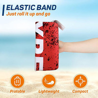 Microfiber Soft Print Beach Towel Custom Lightweight Super Absorbent Sand Free Eco Friendly Travel Towels for Camping Yoga