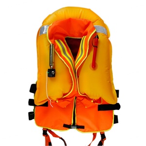 AmpsafeX 275N Gilet de sauvetage orange réfléchissant, veste de sauvetage gonflable manuelle et automatique avec mousse EPE, cylindre de CO2 de 33 g, utilisation universelle - Product Image 4