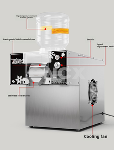 Nueva Máquina Comercial de Hielo en Escamas para Bingsu con Enfriamiento por Agua, Trituradora <span class=keywords><strong>y</strong></span> Rasuradora de Hielo para Conos de Nieve, Precio Económico - Product Image 3