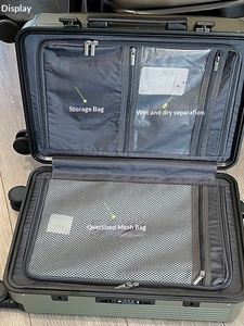 Maleta Desmontable Multifuncional Dos en Uno, Maleta con Ruedas Unisex, Maleta de Negocios de Neopreno de 20 Pulgadas para Llevar a Bordo - Product Image 6