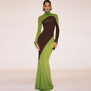 strapless open back dress Tina Holly TK553 Long Prom Dress Emerald / 6 main image 1