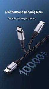 Wholesale High Quality 1M PD <b>Type</b> <b>C</b> to <b>Type</b> <b>C</b> <b>Charging</b> <b>Cables</b> Usb Fast <b>Charging</b> 3A <b>Type</b>-<b>c</b> <b>Cable</b> for Mobile Phones - Product Image 6