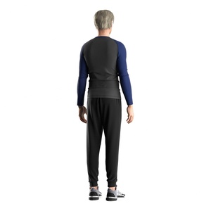 Vêtements de musculation personnalisés en gros, nouveaux vêtements de sport sexy pour hommes, chemises de sport à compression à manches longues - Product Image 6