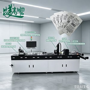 Équipement de fabrication d'étiquettes de vêtements intelligentes en ligne avec codage de données RFID et fonction d'impression UV stable par jet d'encre - Product Image 5