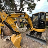 Excavatrice Caterpillar 303 d'occasion, 3 tonnes, hydraulique, sur chenilles, PLC, moteur, boîte de vitesses, pompe hydraulique - Vente aux enchères d'occasion Japon