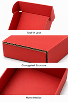Boîte d'expédition pliable en carton kraft naturel avec logo personnalisé, fermeture magnétique élégante, sans revêtement supplémentaire, pour marque éco-responsable