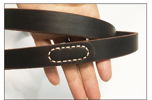 جودة عالية Beirui الكلب المقود مجموعة الرصاص جلد طبيعي مقبض كلاسيكي صلب الحيوانات الأليفة نمط بسيط قابل للتعديل 2 * واي - Product Image 3