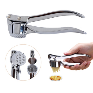 Accessoire de cuisine <span class=keywords><strong>manuel</strong></span> de <span class=keywords><strong>broyeur</strong></span> de presse d'ail d'acier inoxydable pour rectifier et presser l'outil en métal pour la cuisson facile - Product Image 1