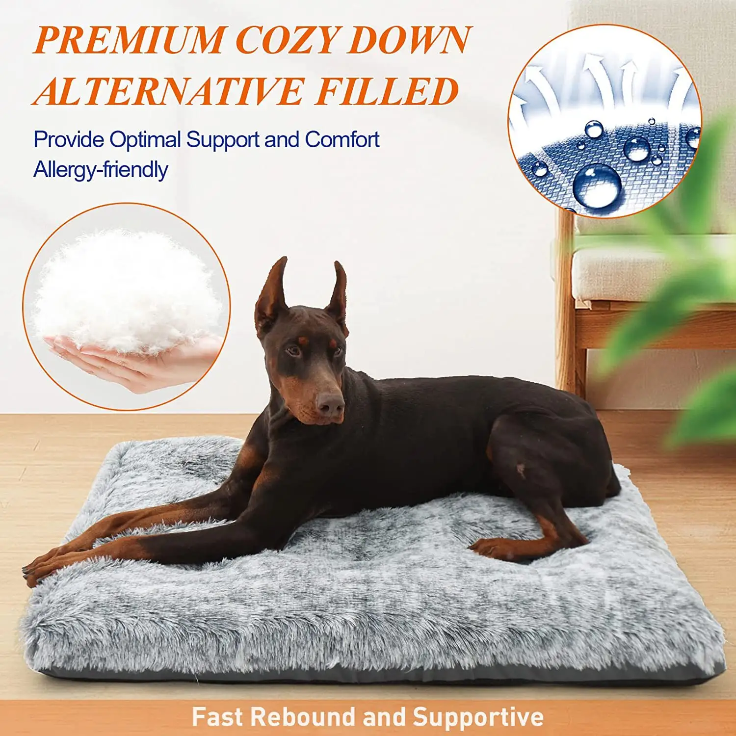 Wholesale Hot Sale Mattress Machine Washed Puppy Bed Washable Breathable Fluffy Memory Foam Sofa-Style Pet Removable Bed