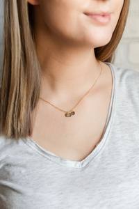 Collar con inicial de Corazón Dorado, collar de mamá para mujer con iniciales para niños, collar con múltiples letras, regalo personalizado para ella - Product Image 6