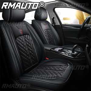 Housse de siège de voiture 1/2 pièce, coussin de protection universel en cuir PU pour automobiles, compatible Peugeot et Nissan - Product Image 1