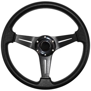 Volante Universal de PU de 3 Radios, Azul, de Aluminio, para Juegos de Carreras, Accesorio para Auto - Product Image 3