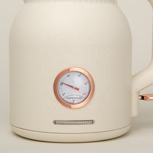 Hervidor Eléctrico Inalámbrico de Acero Inoxidable de 1 Litro con Termómetro para Hervir Agua Caliente para Té y Café en Casa, Hotel u Oficina - Product Image 2