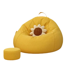 Conjunto de PUF de sofá perezoso de Color sólido moderno adecuado para sofá de una sola persona silla tumbada - Product Image 6