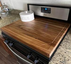 Planche de protection de cuisinière en bois d'acacia, extra large, <span class=keywords><strong>pour</strong></span> les plaques de cuisson électriques et à gaz, protection de l'espace de comptoir <span class=keywords><strong>pour</strong></span> les camping-cars - Product Image 2