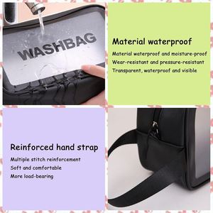 Factory Wholesale Transparent Cosmetic Bag Portable Travel Cosmetic Bag with logo Personalized Custom Cosmetic Bags & <b>Cases</b> - Product Image 4