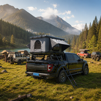 Tente de toit rigide pour camping, en aluminium alvéolé, pour voiture ou caravane, avec support ou cadre