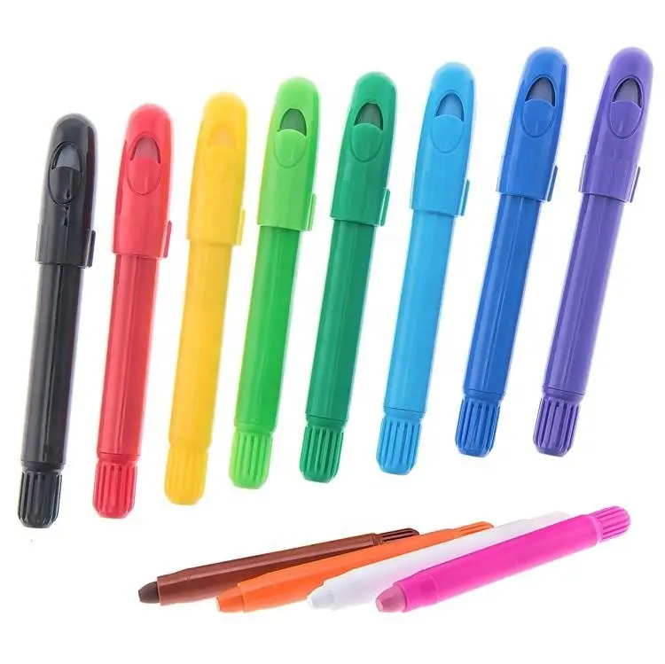 Tijdelijke Haarkleur Pen Krijt Krijt Niet Giftig Blendable Regenboog Gekleurde Dye Pastel Kit