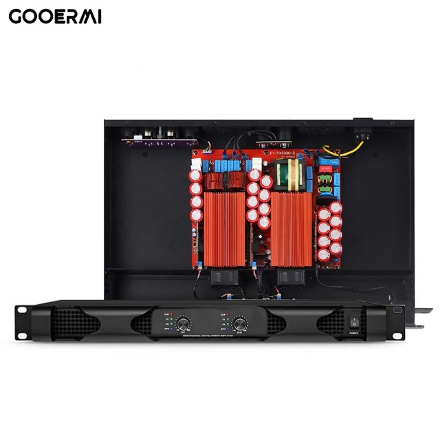 MIA-DE1300 Good Price 2*2000W Stage Amplifier Professional Digital Amplifier Stereo Sound System 2 Channel Switching Amplifier