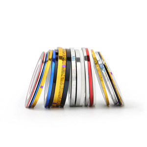 30 Colores Nail Art Striping Tape en Blanco Negro Plata Oro-para Manicuras de Estilo Francés - Product Image 2