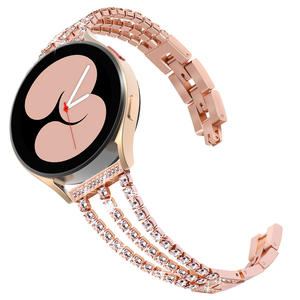 <span class=keywords><strong>Bracelet</strong></span> de <span class=keywords><strong>montre</strong></span> élégant en diamant pour femmes pour Samsung <span class=keywords><strong>Garmin</strong></span> Huawei Watch Girls <span class=keywords><strong>Bracelet</strong></span> 20mm 22mm New Design Watch Straps - Product Image 1
