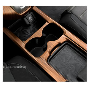 适用于本田crv 2017-2022 cr-v汽车内饰配件换挡旋钮座椅方向盘饰件木制造型汽车套件 - Product Image 1