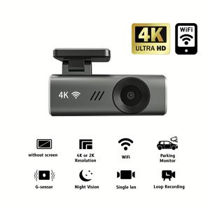 Ống kính đơn 4K WIFI Car <span class=keywords><strong>DVR</strong></span> Camera 2K Độ phân giải Video Recorder cho xe ghi âm Tương thích với TOYOTA thông minh hộp đen - Product Image 2