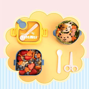 Lonchera Tedemai de Acero Inoxidable 304, Tazón Portátil para Comida de Bebé, para Salidas y Jardín de Niños, Libre de BPA, Estilo Simple - Product Image 4