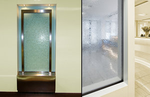 Cortina de <span class=keywords><strong>agua</strong></span> completa con marco de acero inoxidable, paredes de cristal para boda, evento, Hotel - Product Image 3