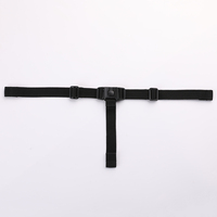 Nouveauté Harnais de sécurité à 3 points pour chaise bébé de 2 à 4 ans Sangle de sécurité Ceinture de sécurité Poussette Matériel PP Pliable