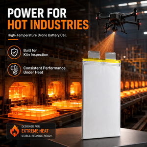 Baterai UAV 450Wh 3.7V Semi-solid State 60000mAh untuk Drone VTOL/Sayap Tetap OEM ODM Sel Kapasitas Ekstrem untuk Paket Baterai Drone - Product Image 4