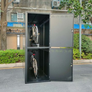 Casiers <span class=keywords><strong>pour</strong></span> motocyclettes Boîte de rangement de <span class=keywords><strong>garage</strong></span> Boîte en métal <span class=keywords><strong>pour</strong></span> vélo Mini moto <span class=keywords><strong>pour</strong></span> vélo Abri de <span class=keywords><strong>jardin</strong></span> Armoire <span class=keywords><strong>pour</strong></span> vélos en acier - Product Image 1