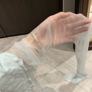 ถุงน่องผ้าโปร่งบางเงาของผู้หญิงถุงน่องผ้าไหมสวมใส่สบายเอวสูงไร้รอยต่อ - Product Image 3