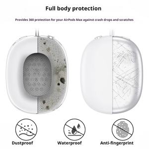 Funda de silicona para auriculares <span class=keywords><strong>AirPods</strong></span> <span class=keywords><strong>Max</strong></span>, funda transparente de TPU suave, accesorios, Protector de silicona para <span class=keywords><strong>AirPods</strong></span> <span class=keywords><strong>Max</strong></span> - Product Image 3