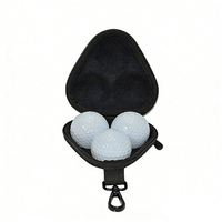 Pochette personnalisée pour balles de golf, coque rigide en EVA, 3 balles, portable, étanche, avec poignée, accessoires de golf pour l'entraînement sportif en plein air