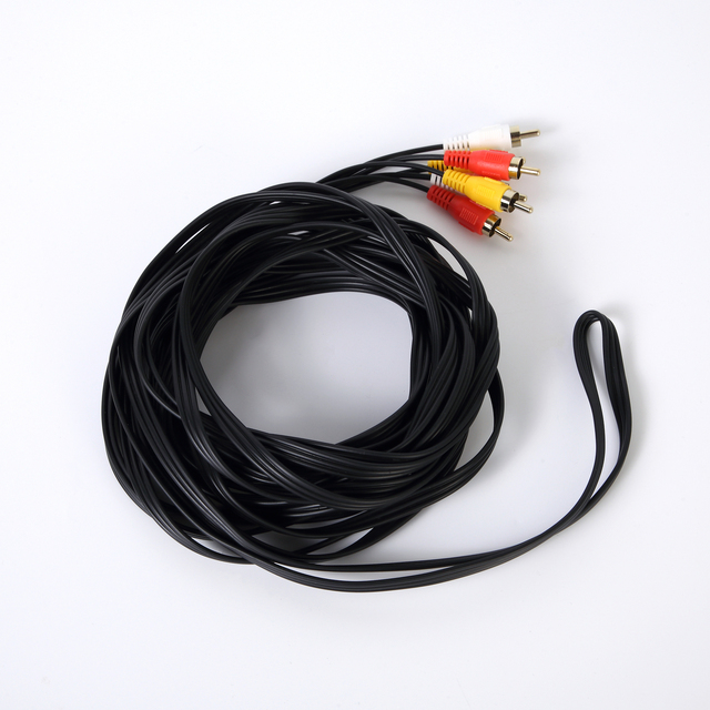 Jack 3.5 mm Male To 3 RCA Male Audio Video AV Cable 3RCA AV Cable For TV Box DVD CD Computer Sound Speaker Car