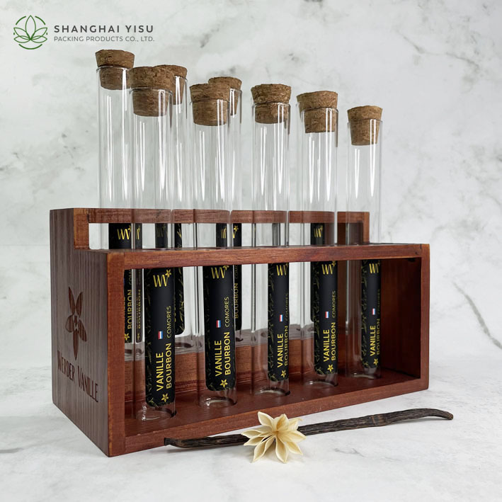 Деревянная пробирка, стойка для держателя очков, 12 трубок или индивидуальная Емкость