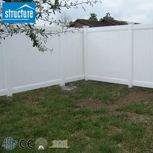 Double clôture de confidentialité en plastique pvc haute sécurité bas prix jardin