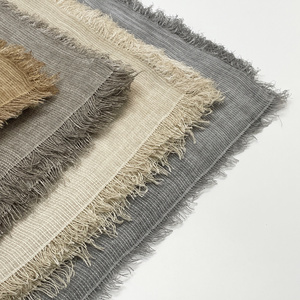 Écharpe en tricot de rayonne à texture Keffiyeh koweïtienne teinte sur mesure 2026, châles tissés, turban <span class=keywords><strong>hijab</strong></span> en viscose et voile de coton pour femmes musulmanes - Product Image 6