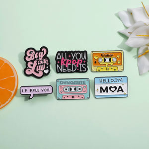 Pines Esmaltados Personalizados de Cinta de Música Sming, Todo Lo Que Kpop Necesita Son Broches de Solapa, Insignias, Joyería Divertida, Regalo para Niños y Amigos - Product Image 2